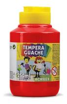 Tinta TEMPERA GUACHE - 250ml - VERMELHO FOGO - 02025507