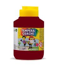 Tinta Tempera Guache 250ml Vinho 565
