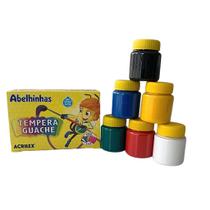 Tinta Tempera Guache Abelhinhas 15ml 6 Cores Acrilex