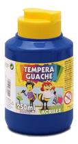 Tinta TEMPERA GUACHE Acrilex - 250ml - AZUL - 02025559