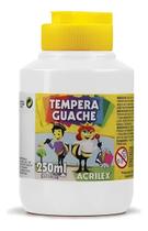 Tinta TEMPERA GUACHE Acrilex - 250ml - BRANCO - 02025519 Tinta TEMPERA GUACHE Acrilex - 250ml - BRANCO - 02025519