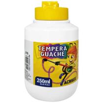 Tinta Tempera Guache Acrilex 250ml Branco