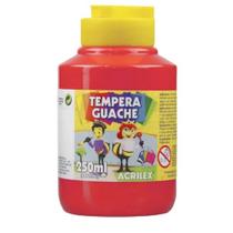 Tinta Tempera Guache Acrilex 250ml Escolar Infantíl Escolha a Cor