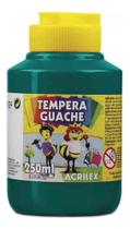 Tinta TEMPERA GUACHE Acrilex - 250ml - VERDE BANDEIRA - 02025511 Tinta TEMPERA GUACHE Acrilex - 250ml - VERDE BANDEIRA - 02025511