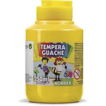 Tinta Tempera Guache Amarelo Ouro 250Ml Acrilex Tinta Tempera Guache Amarelo Ouro 250Ml Acrilex