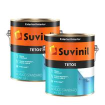 Tinta Tetos Branco Neve 3,6L C/ 2 Und Suvinil Tinta Tetos Branco Neve 3,6L C/ 2 Und Suvinil