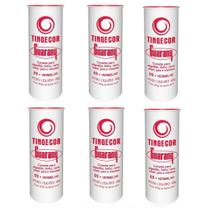 Tinta tingir tecido guarany para algodão, linho, rami, sisal, juta e viscose - kit c/6 Tinta tingir tecido guarany para algodão, linho, rami, sisal, juta e viscose - kit c/6