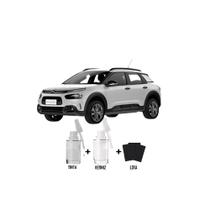 Tinta Tira Risco Automotivo Branco Banquise Lisa - EWP Citroen + Verniz 15ml