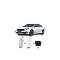 Tinta Tira Risco Automotivo Branco Estelar Honda + Verniz 15ml