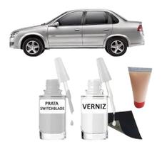 Tinta Tira Risco Automotivo Chevrolet Prisma Prata 10ml + Cera De Polir 15ml Para Polimento Tinta Tira Risco Automotivo Chevrolet Prisma Prata 10ml + Cera De Polir 15ml Para Polimento