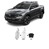 Tinta Tira Risco Automotivo Cinza Granite Fiat + Verniz 15ml
