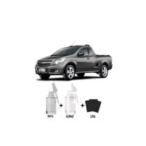 Tinta Tira Risco Automotivo Cinza Graphite GM + Verniz 15ml