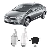 Tinta Tira Risco Automotivo Cinza Iridium - NH642 Honda + Verniz 15ml Tinta Tira Risco Automotivo Cinza Iridium - NH642 Honda + Verniz 15ml