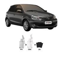 Tinta Tira Risco Automotivo Cinza Jazz Met - 1J3 Toyota + Verniz 15ml