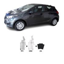 Tinta Tira Risco Automotivo Cinza Titanio Met - Y6G Hyundai + Verniz 15ml