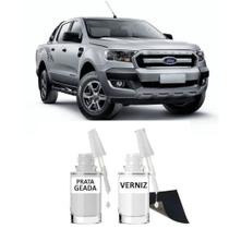 Tinta Tira Risco Automotivo Ford Ranger Cor Prata Geada - Tmix