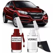 Tinta Tira Risco Automotivo Honda Hrv Hr-v Vermelho Mercurio