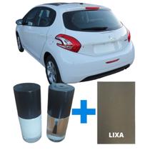 Tinta Tira Risco Automotivo Pegeout 208 Allure Branco Banquise