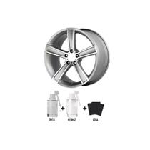 Tinta Tira Risco Automotivo Prata de Rodas + Verniz 15ml Tinta Tira Risco Automotivo Prata de Rodas + Verniz 15ml