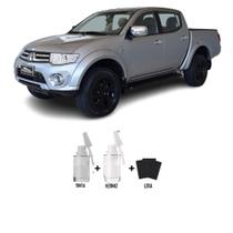 Tinta Tira Risco Automotivo Prata Rodhium - A04 Mitsubishi + Verniz 15ml Tinta Tira Risco Automotivo Prata Rodhium - A04 Mitsubishi + Verniz 15ml