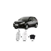 Tinta Tira Risco Automotivo Preto Jac + Verniz 15ml