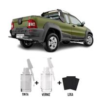 Tinta Tira Risco Automotivo Verde Savage Fiat + Verniz 15ml