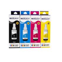 Tinta universal reciclajet kit 4x70ml