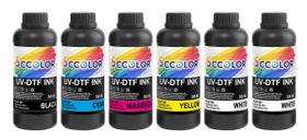 Tinta UV DTF SCCOLOR 6x500 ml para impressoras de adesivos UV