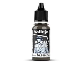 Tinta Vallejo Model Color 70740 Marrom Médio 18 ml Tinta Vallejo Model Color 70740 Marrom Médio 18 ml