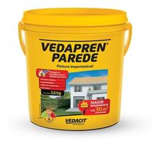 Tinta Vedapren Parede Branco Impermeabilizante 3,6lt Galão Tinta Vedapren Parede Branco Impermeabilizante 3,6lt Galão