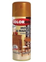 Tinta Verniz Spray Móveis E Madeiras 400ml Imbuia Colorgin