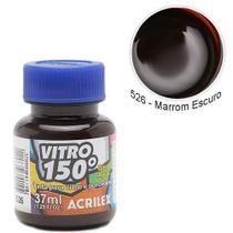 Tinta Vitral Acrilex 150 037 ml Marrom Escuro Tinta Vitral Acrilex 150 037 ml Marrom Escuro