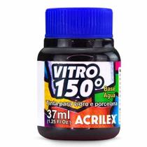 Tinta Vitro 150 Base Agua 37ml 526 Marrom Escuro Acrilex Tinta Vitro 150 Base Agua 37ml 526 Marrom Escuro Acrilex
