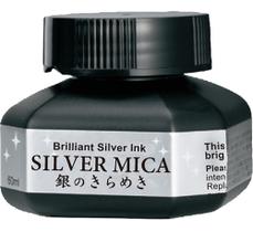 Tinta Zig Kuretake Mica 60ml Silver Tinta Zig Kuretake Mica 60ml Silver