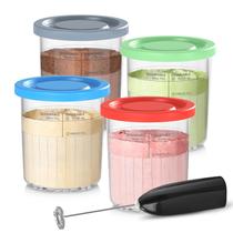 Tintas e tampas cremosas de reposição de 16 onças para Ninja Creami Tintas e tampas cremosas de reposição de 16 onças para Ninja Creami