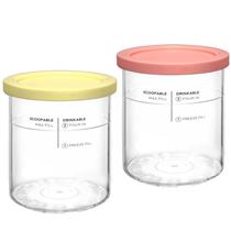 Tintas e tampas de reposição para o pacote Ninja Creami Deluxe com 4 Tintas e tampas de reposição para o pacote Ninja Creami Deluxe com 4