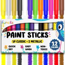 Tintas em Bastão Funcils Tempera para Crianças (1 a 6 anos)