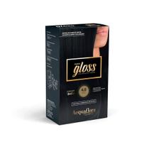 Tintura acquaflora kit hidra gloss 40 castanho natural