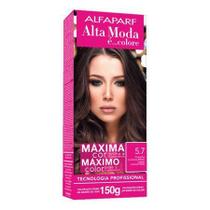 Tintura alta moda 5.7 castanho luminoso médio 150gr alfaparf Tintura alta moda 5.7 castanho luminoso médio 150gr alfaparf
