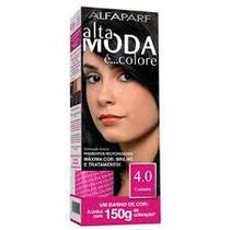 Tintura Alta Moda Alfaparf 4 150g Castanho Medio