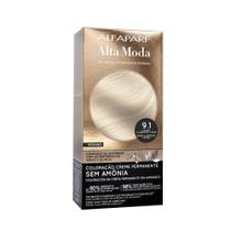Tintura Alta Moda Color Sem Amônia 9.1 Louro Clarissimo Cinza Tintura Alta Moda Color Sem Amônia 9.1 Louro Clarissimo Cinza