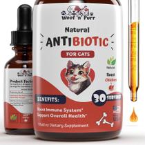 Tintura antibiótica à base de ervas para gatos Woof 'n' Purr 30mL