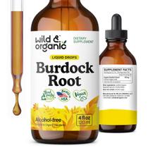 Tintura antioxidante de raiz de bardana selvagem e orgânica 118mL