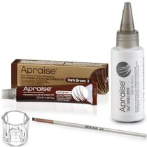 Tintura Apraise para Cílios e Sobrancelhas C/ Oxidante e Acessórios - Castanho Escuro 3