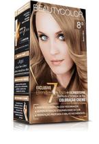 TINTURA BEAUTY COLOR 8.0 LOURO CLARO - Coloração Capilar TINTURA BEAUTY COLOR 8.0 LOURO CLARO - Coloração Capilar