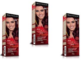 TINTURA BEAUTY COLOR CREME ARGAN COLORS 03x96.44 RUIVO CLARO INDECIFRAVEL (OUTRAS CORES ESPECIAIS)