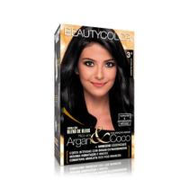 Tintura Beauty Color Kit 3.0 Castanho Escuro Tintura Beauty Color Kit 3.0 Castanho Escuro