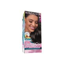 Tintura Bela Cor Kit Sem Amônia 4.0 Castanho Médio Tintura Bela Cor Kit Sem Amônia 4.0 Castanho Médio