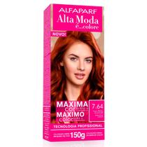 Tintura Capilar Alta Moda 7.64 Louro Medio Acobreado 150g