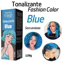 Tintura Capilar Tonalizante Fashion Color Blue Yamá 120G - Yamá Cosméticos